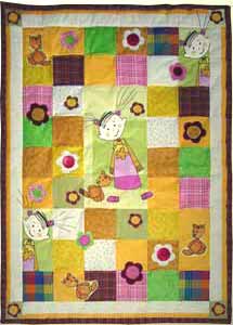Quilt Patchwork Kinderdecke Lisa Variation 2